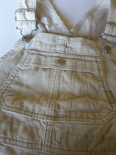 Vintage GAP Kids Small Khaki Beige Corduroy Bib Overalls Pants Cotton Girl’s EUC - Picture 3 of 8