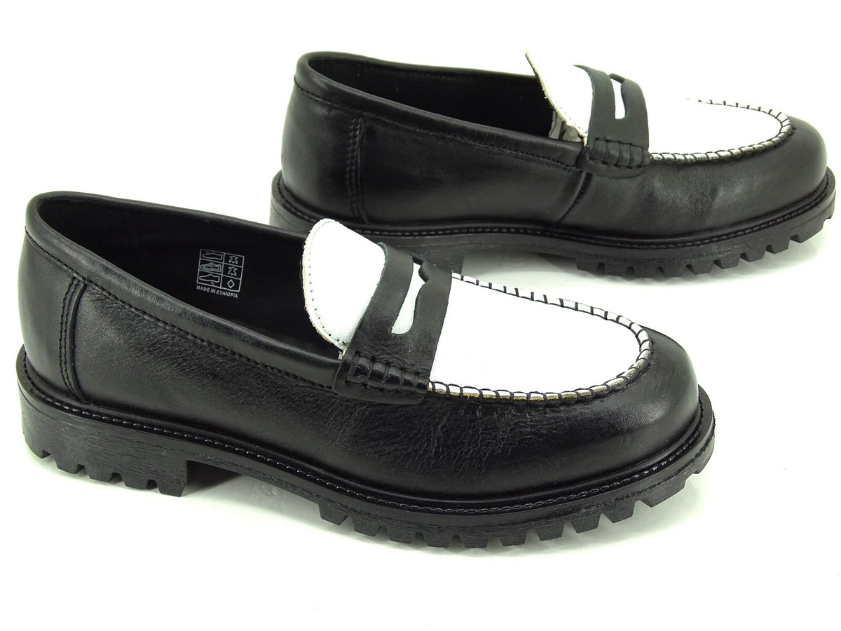 DECHASE SANTI Unisex Loafers Halbschuhe Slipper Schuhe Leder Gr 42