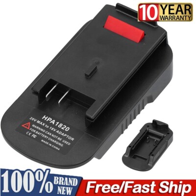 Adapter for Black&Decker 18V Li-ion Battery Convert to NiCad & NiMh 20V HPA1820