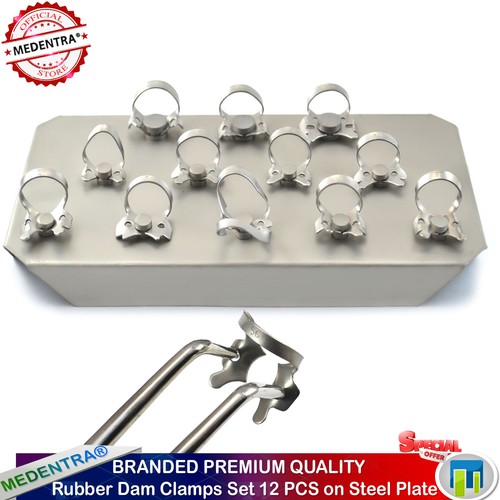 Medentra® Dental Endodontic Restorative Rubber Dam Clamps Dentistry
