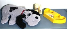 Vintage Tonka Pound Puppies Plush With Food Dish, Vitamins, Flea Powder