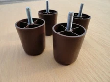 2 1/4" Furniture Feet for Sofa, Loveseat, Chair,  Set 8 Legs includes Hardware