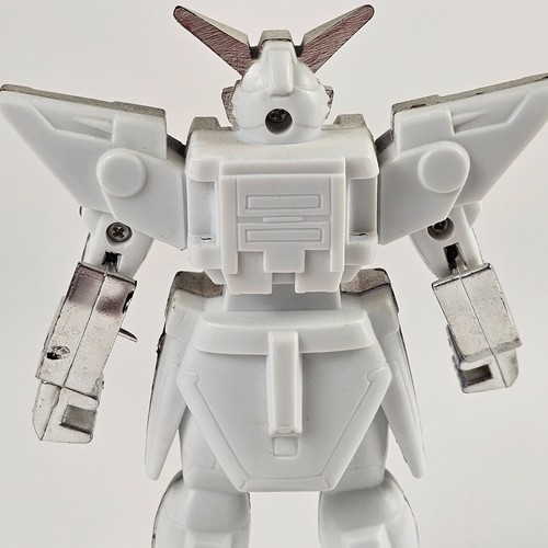 RARE VINTAGE 90'S GUNDAM STYLE CHROME PLASTIC KO FIGURE - Picture 5 of 6