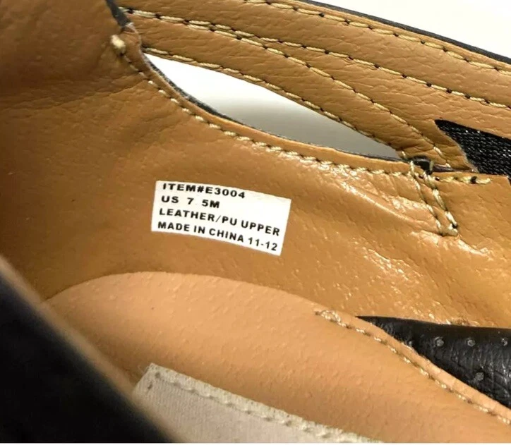 Tênis de golfe feminino GOLFSTREAM de couro com alça sem cravos preto tamanho 7.5 *NOVO US$ 115 - Imagem 3 de 4