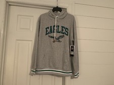 NWT Philadelphia Eagles Mens Hoodie Pullover Sweatshirt Medium Vintage Marks NFL