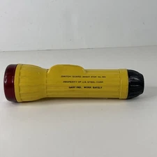 Vintage Bright Star 1618 Flashlight U.S. Steel Corp. WORKS