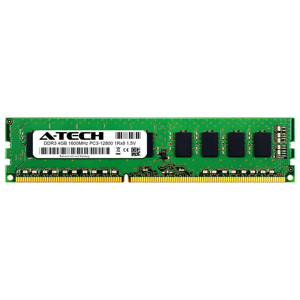 8GB 2x 4GB ECC UDIMM (Synology RAMEC1600DDR3-4GBX2 Equivalent) Server Memory RAM - Image 2 of 2