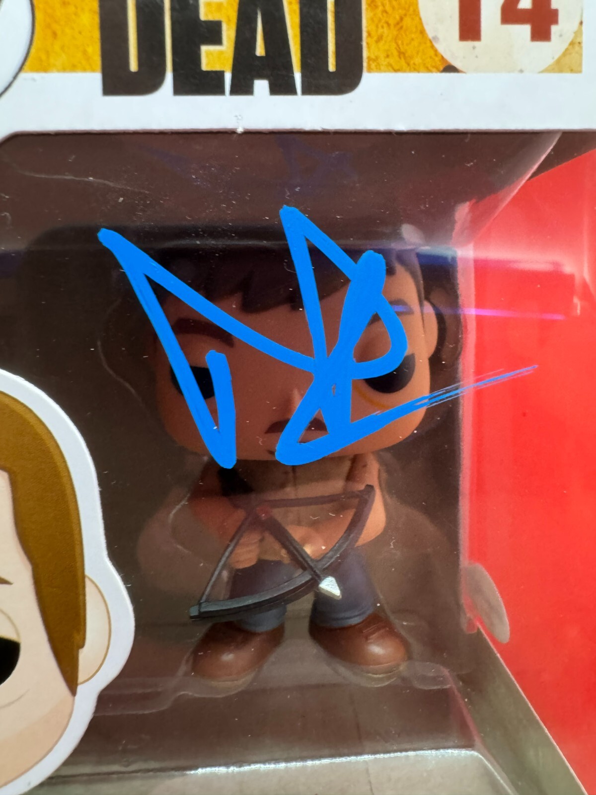Thumbnail - Norman Reedus Signed Autogramm Funko Pop Walking Dead In Person