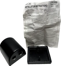 Cooper Lighting Junction Box Mount Invue Vision Flood Smooth Blck JB-Bk