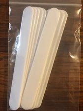 WAXING CRAFTS LARGE PLASTIC STICK APPLICATOR SPATULA TONGUE DEPRESSOR 10 PCS