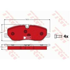 Plaquette de frein Rover 2200