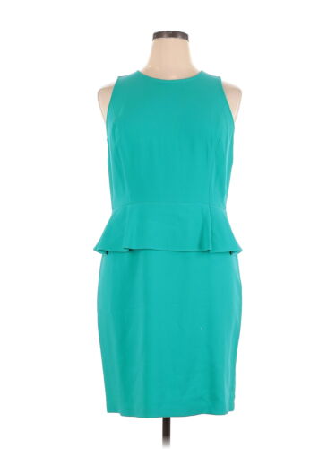 Ann Taylor LOFT Women Blue Casual Dress 14 | eBay