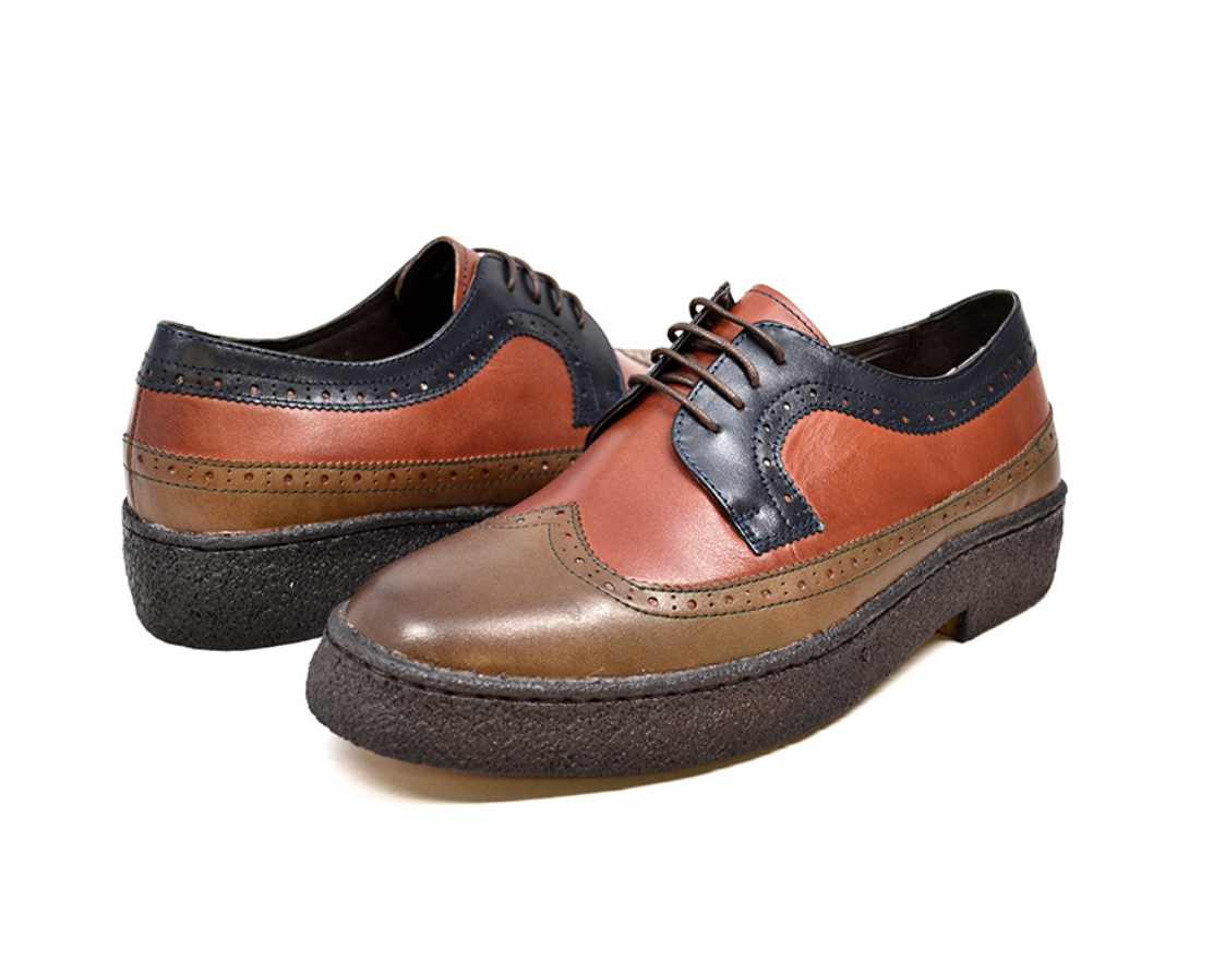 NEW British Walker Mens Shoes Wingtip Low Cut Playboy  display picture 1
