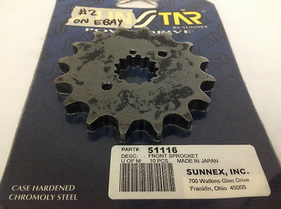 NEW* SUNSTAR ZX6 ZX9 GSXR600 GSXR750 FRONT CHAIN DRIVE SPROCKET