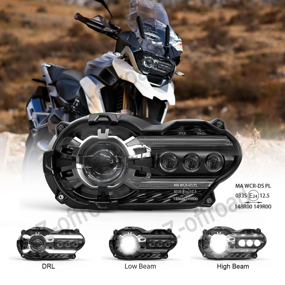 Faro LED alto-bajo DRL para R1200 GS 2004-2012 R1200GS Adventure 2005-2013 Foto 2 de 4