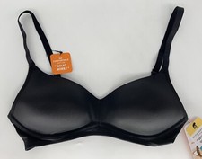 NWT Warner's Simply Perfect Under-Wire Black Bra Size Medium