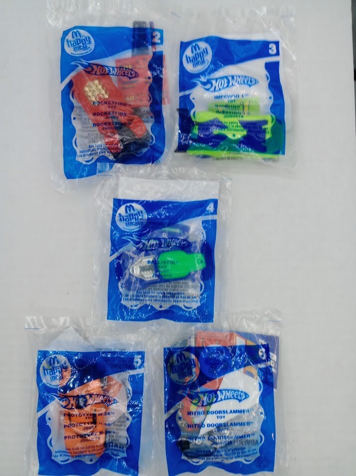 McDonalds Happy Meal Hot Wheels 2009 NEW Set of 6