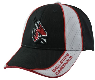 Ball State Cardinals NCAA Team Logo Jersey Adjustable Hat by Fan Favorite