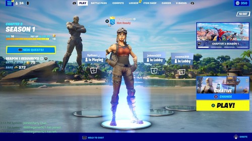 Epic Games account w Renegade Raider