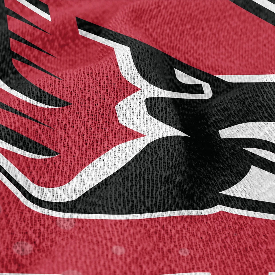 Manta Ball State University, 50"x60" Logo Lunares Tejido Mezcla Algodón Tiro Foto 4 de 4