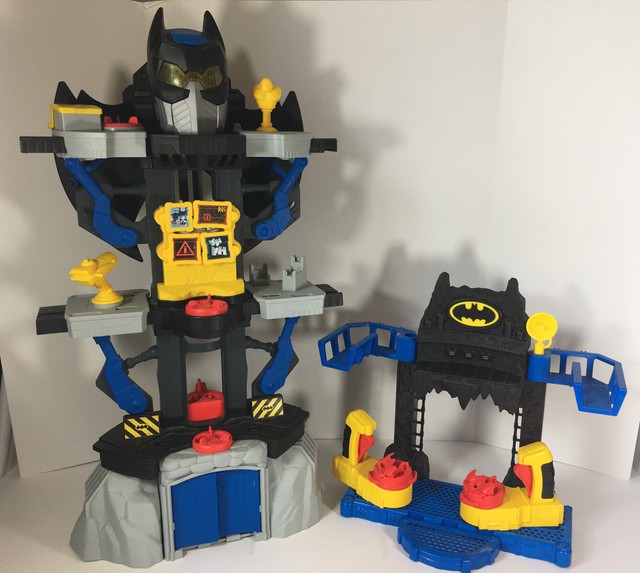 Batman Joker Batcave Tower Fisher Price Imaginext DC Bat Cave Figures Playset | eBay