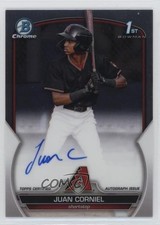 2023 Bowman Chrome Prospect Juan Corniel #CPA-JCL Auto 1cc7