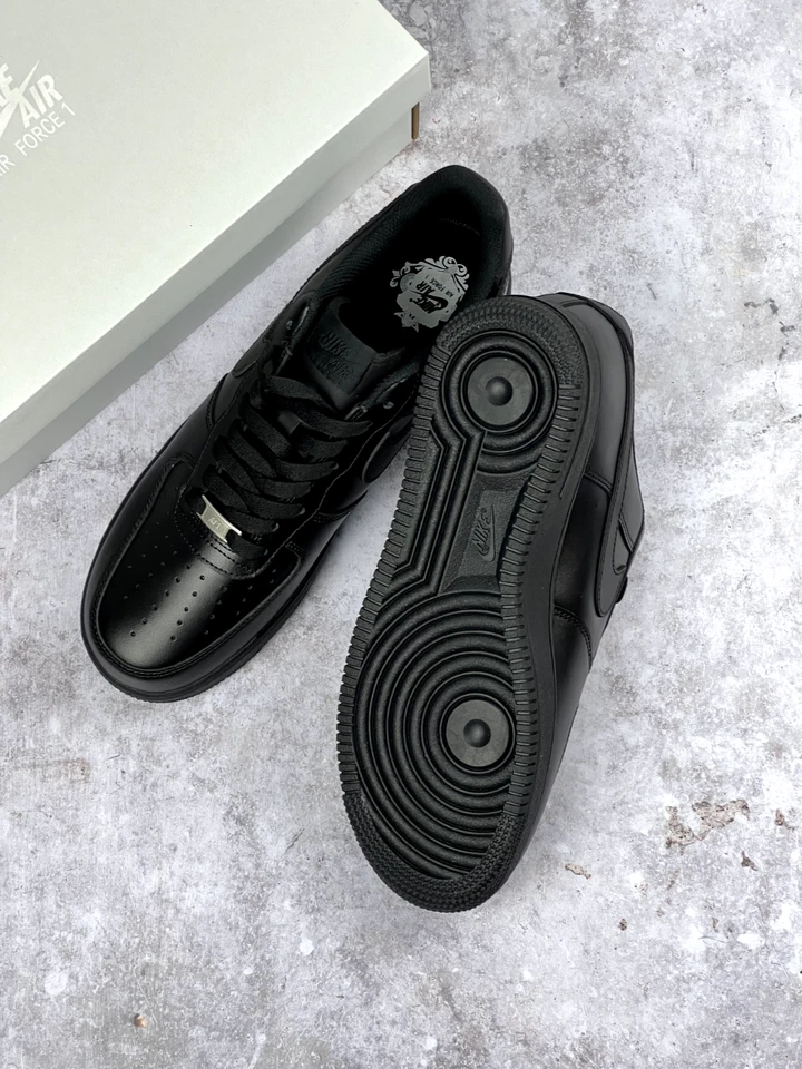 Multiple Sizes - Nike Air Force 1 '07 Low Triple Black | 24HR SHIP | SAME DAY - Image 3 of 4