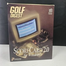 Golf Digest Scorecard 2.0 for Windows PC Game Evaluation Copy 3.5" Disc Format