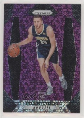 2017-18 Panini Prizm Fast Break Purple 6/75 Tyler Lydon #168 Rookie RC gd4