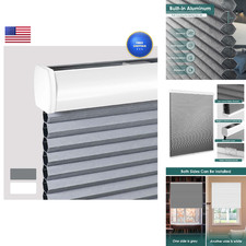 Luckup Cellular Shades Cordless Blackout Honeycomb Blinds Room Darkening Pull