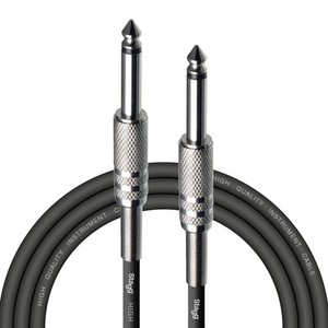 Cavo Jack 6.35mm Doppio 3m per Chitarra Elettrica Mixer Strumenti