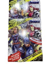 Lot of 2 Crayola Art with Edge Marvel Avengers Endgame coloring books