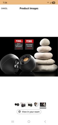 Creative Pebble 2.0 USB-Powered 2.0 Channel Desktop Speakers Black (New)