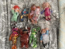 The Muppet Show McDonald's Happy Meal Teddies Complete Set of 8 + 5 Mini Figures