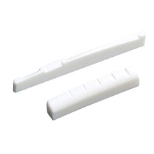 6 String Acoustic Guitar Bone Bridge Saddle And Nut Real Bone Parts Acoustic