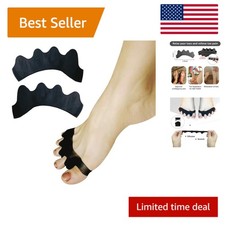 Gel Toe Separators for Men  Women - Relieve Bunion  Hammer Toe Pain 2 Pcs 