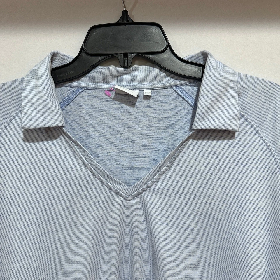 Tênis de golfe Ping SensorCool Top feminino EUA 14 azul claro desempenho pickleball - Imagem 3 de 4