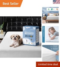 OEKO-TEX Certified Soft Microfiber Waterproof Mattress Cover - Queen Size