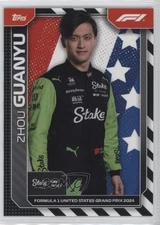 2024 Topps F1 United States Grand Prix Zhou Guanyu #AUT-18