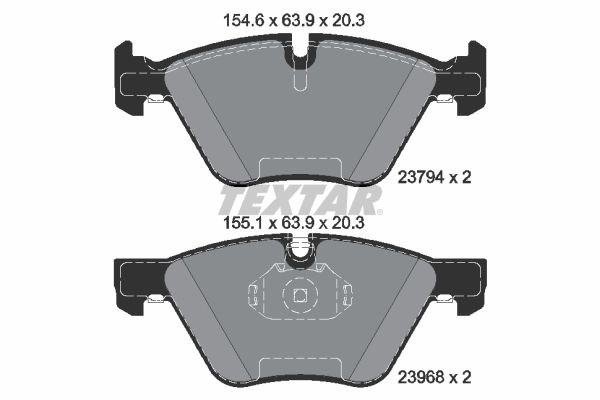 1 X Bremsbelagsatz BremsbeläGe Textar 2379401 FüR BMW 3Er-image