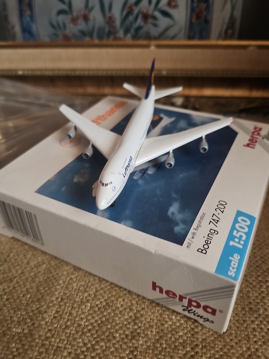 Herpa Wings 1:500 516013 Lufthansa BOING A747-200 D-AISG Dormagen