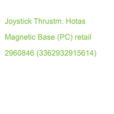 Joystick Thrustm. Hotas Magnetic Base (PC) retail 2960846 (3362932915614)