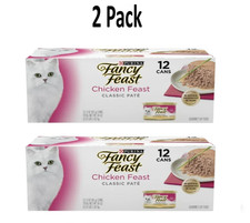 Purina Fancy Feast Classic Pate Kitten Food, Wet Cat Food, Chicken, 3 oz 24 Pack