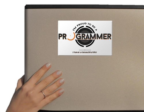 Orgulloso Programador Lenguaje de Programación Geek Computadora Cumpleaños Nevera Imán - Imagen 7 de 7
