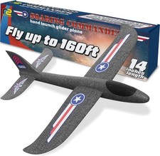 Foam Airplane Toy for Kids   Easy to Throw Glider Plane - Gifts for Boys  Gir