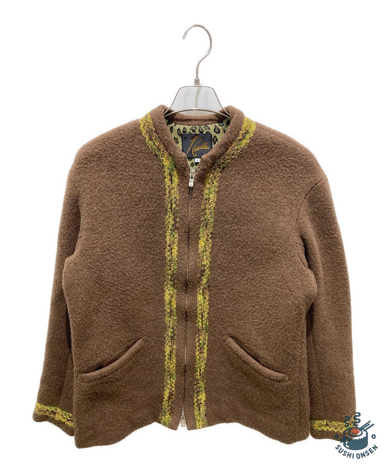 Needles Leopard-lined Tyrolean jacket Size: S Bro… - image 1