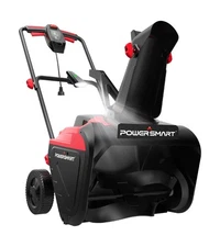 PowerSmart 21" Electric Snow Blower – 15 Amp Motor, 2100 RPM, 30 ft Throwi