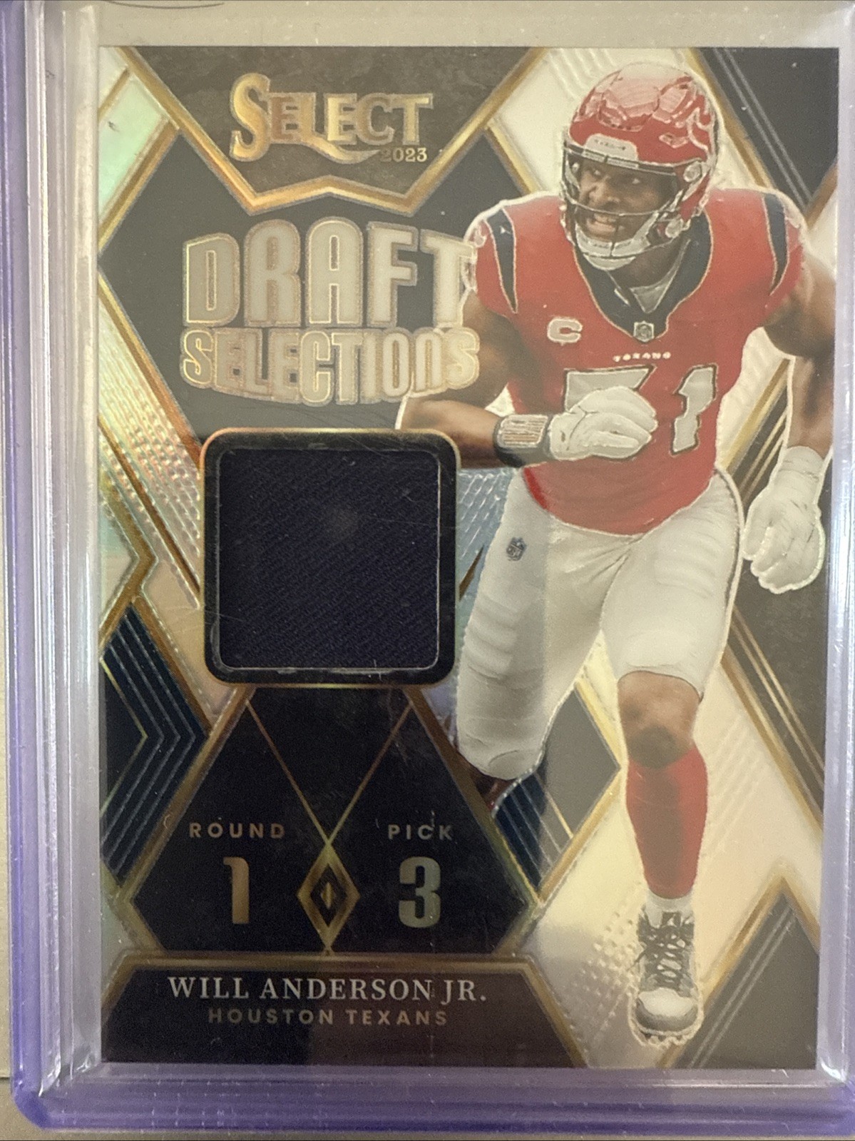 Will Anderson Panini Immaculate Collection Collegiate Signature Moves #SMWA Base