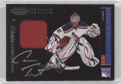 2011 Playoff Contenders Signatures /100 Cam Talbot RPA Rookie Patch Auto RC 4f5