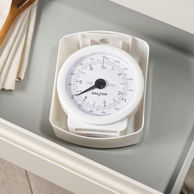 Salter Mechanische Küchenwaage - Mini Analoge Lebensmittelwaage, 3Kg Kapazität, Inkl...